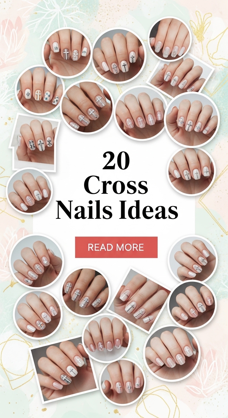 20 Cross Nails ideas