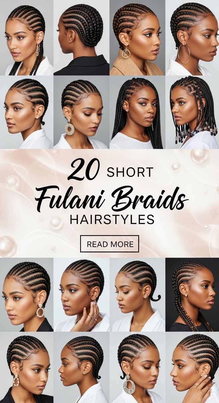 20 short fulani braids hairstyles