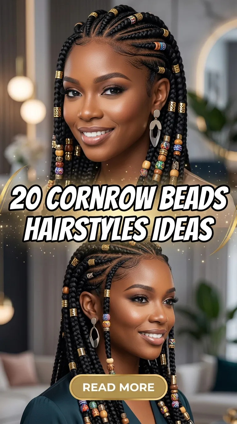 20 Cornrow Beads Hairstyles ideas