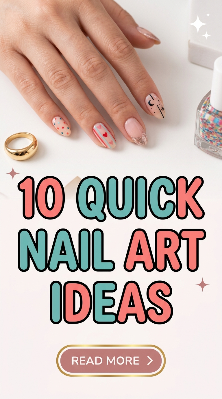 10 Quick Nail Art Ideas
