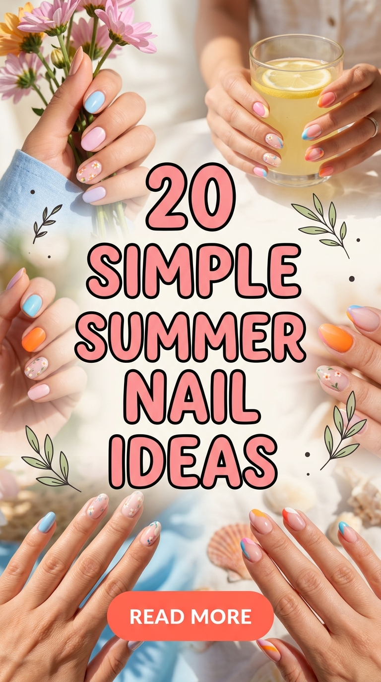 20 Summer Nails Simple Ideas