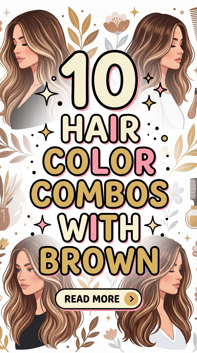 10 Hair color combos with brown