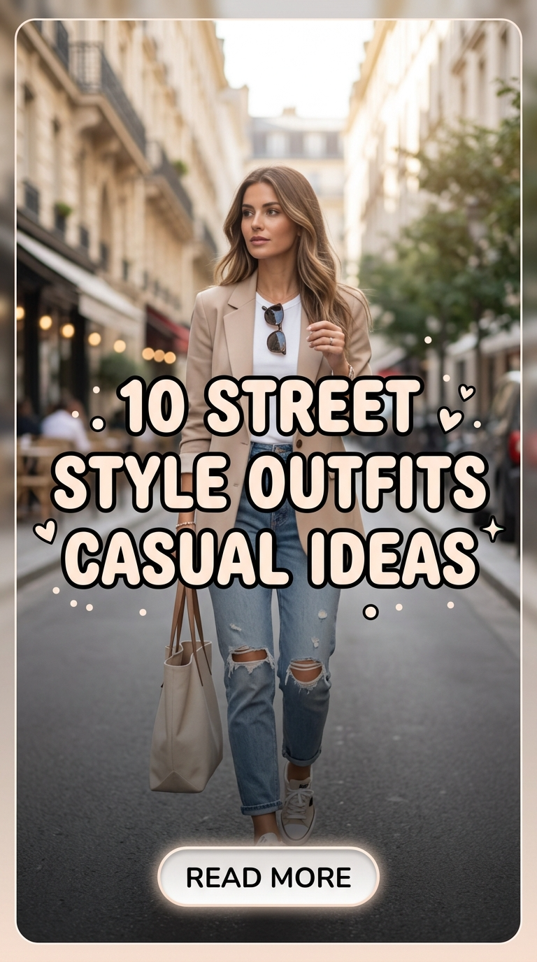 10 Street Style Outfits Casual Ideas