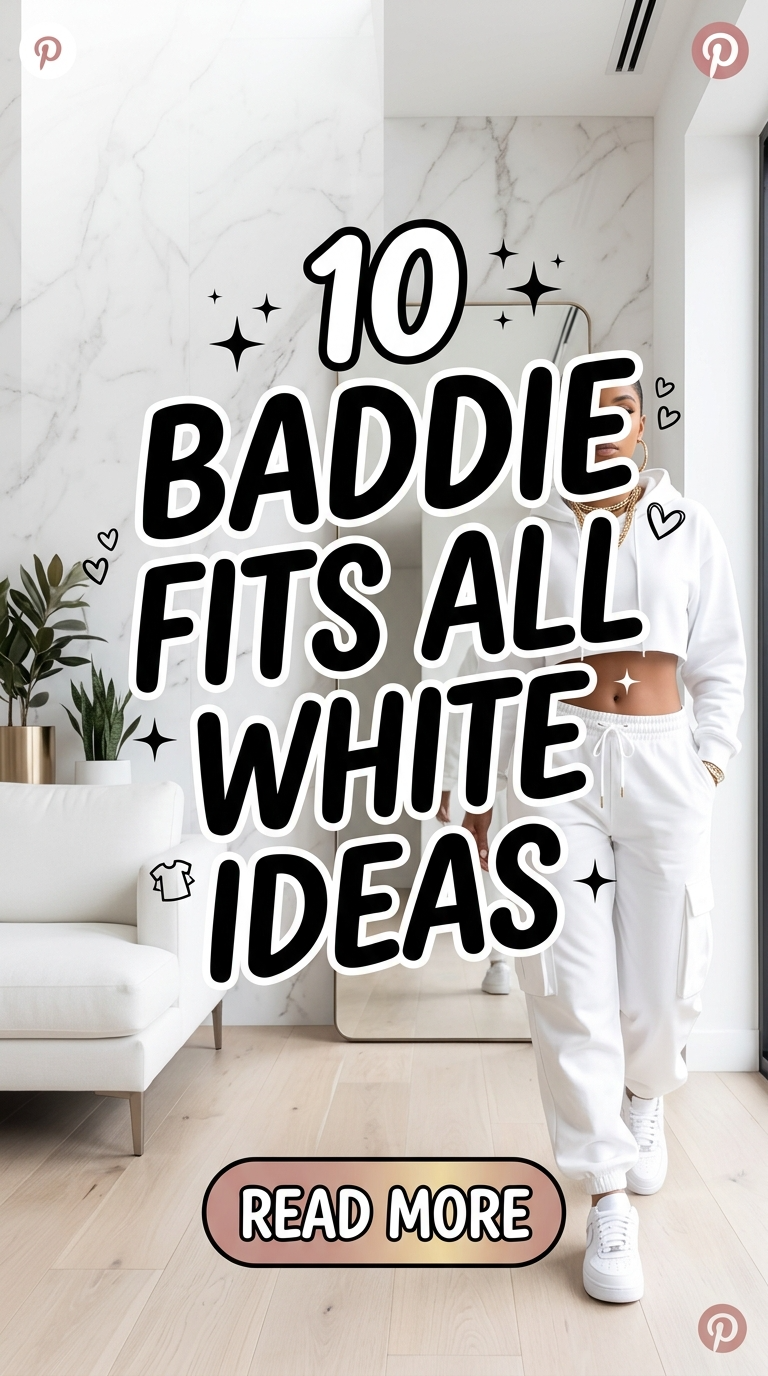 10 Baddie Fits All White Ideas