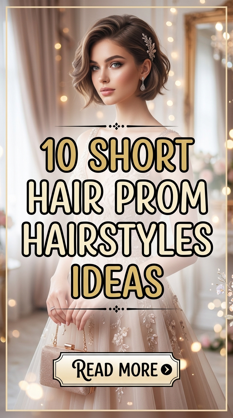 10 Short Hair Prom Hairstyles Ideas