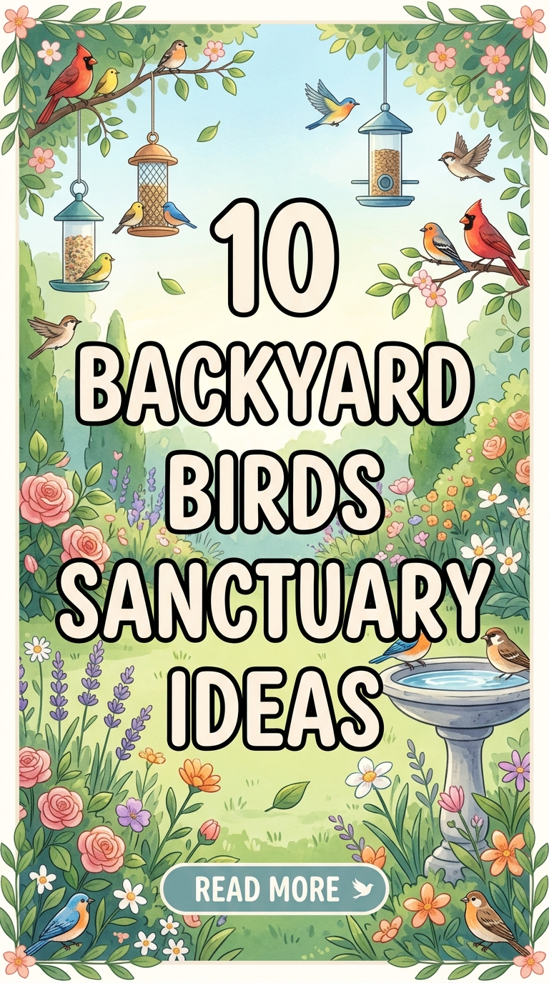 10 Backyard Birds Sanctuary Ideas