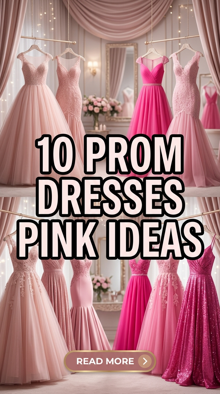 10 Prom Dresses Pink Ideas