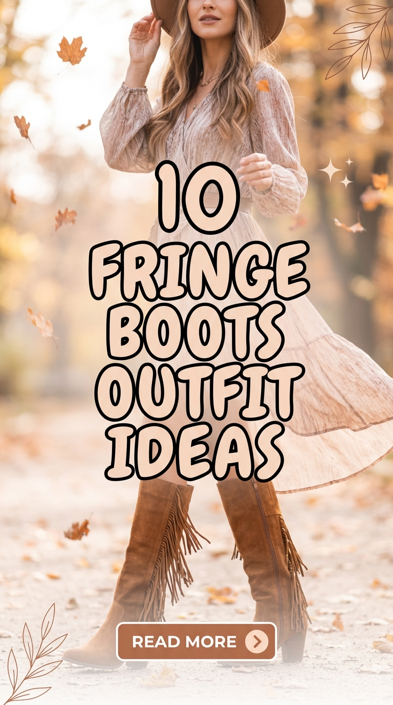 10 Fringe Boots Outfit ideas