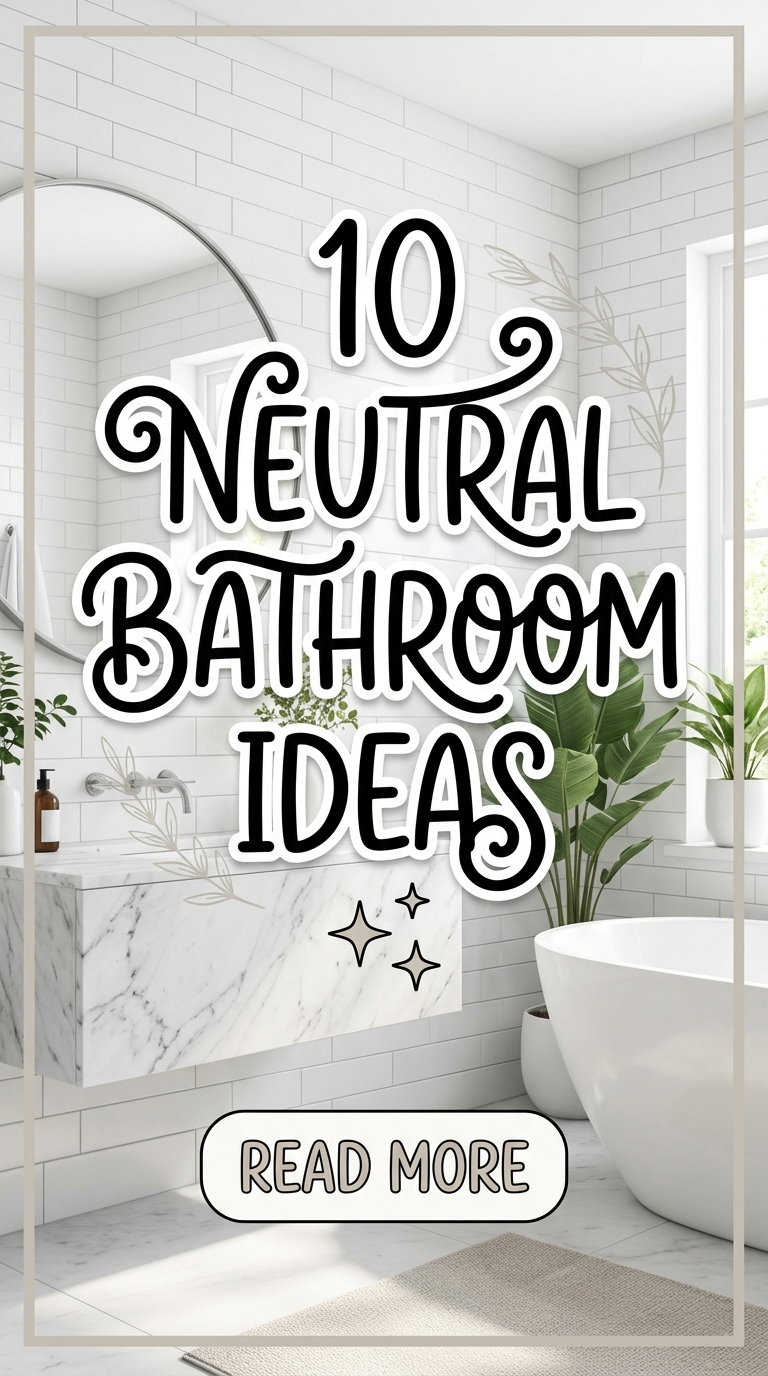 10 Neutral Bathroom Ideas