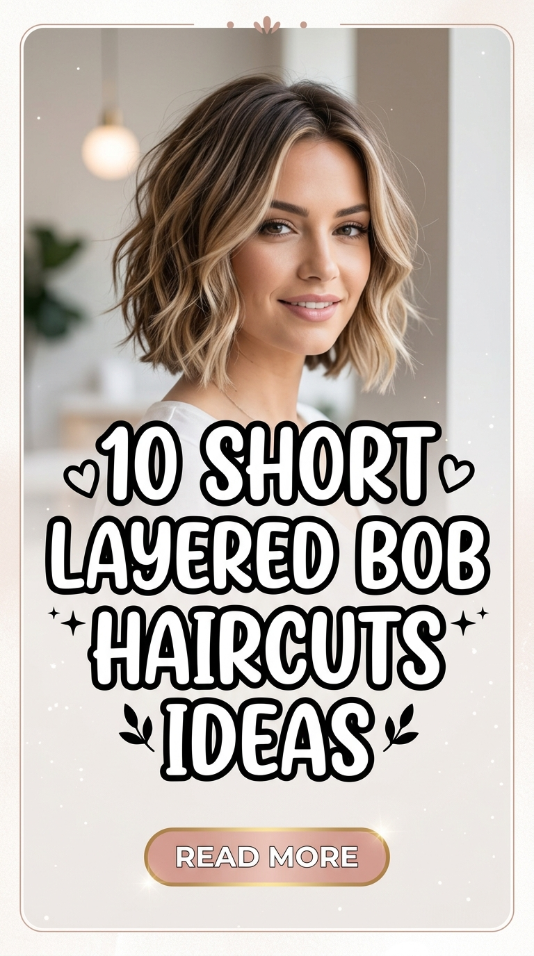 10 Short Layered Bob Haircuts Ideas