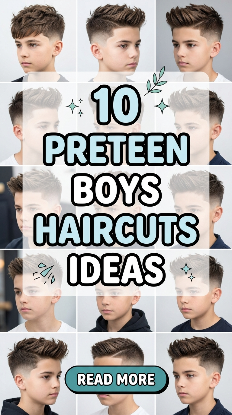 10 Preteen Boys Haircuts Ideas