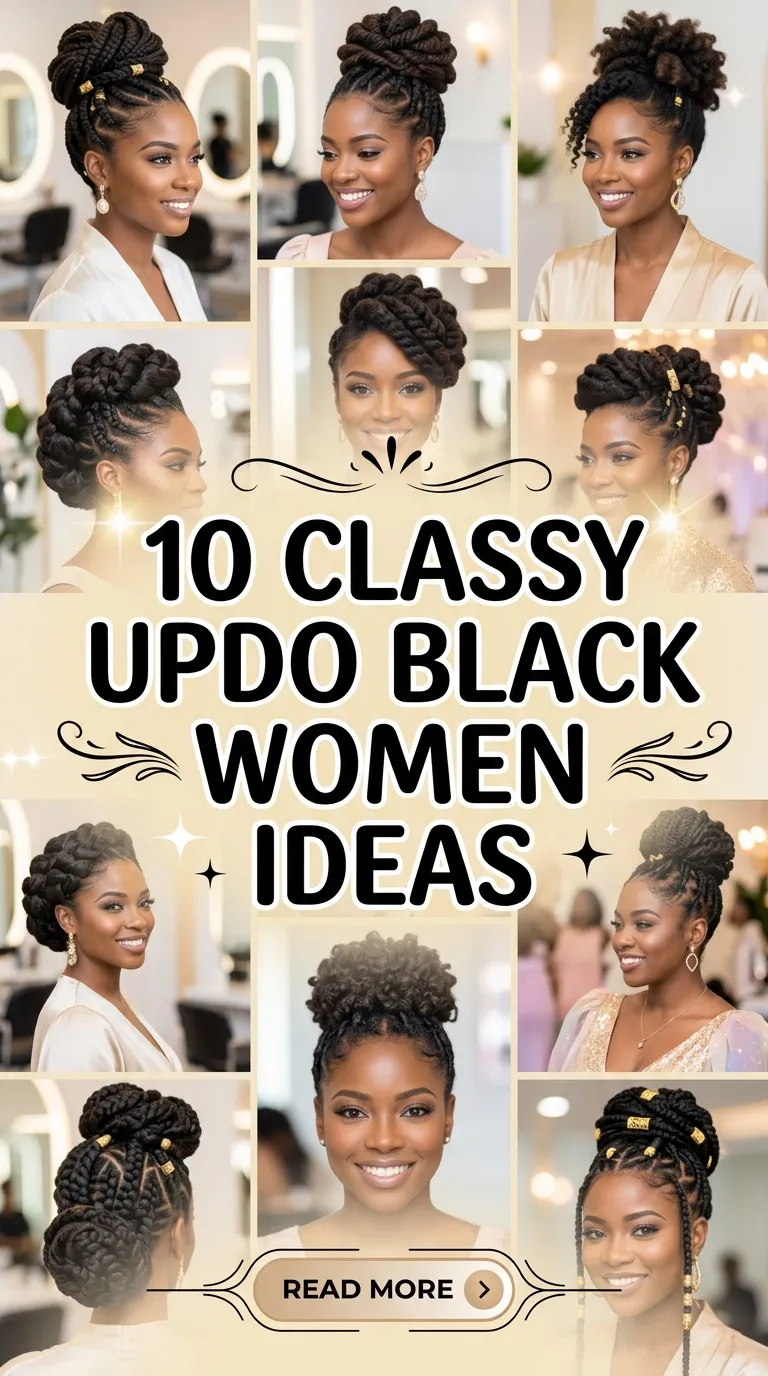 10 Updo Ponytail Black Women Ideas