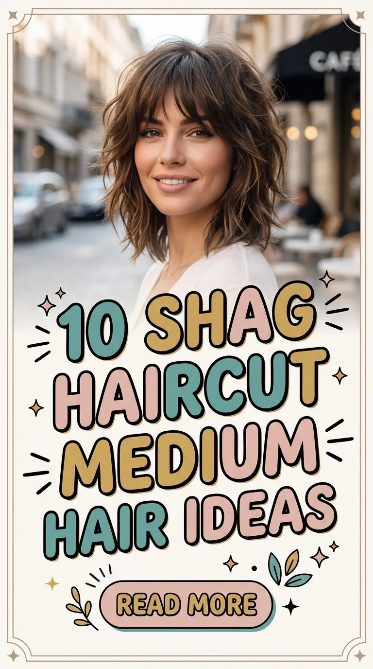 10 Shag Haircut Medium Hair Ideas