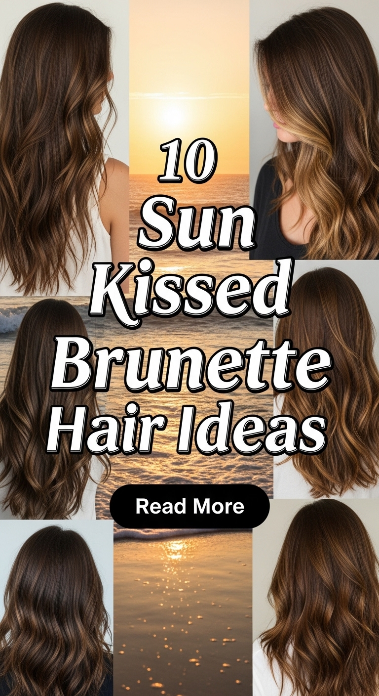 10 Sun Kissed Brunette Hair Ideas