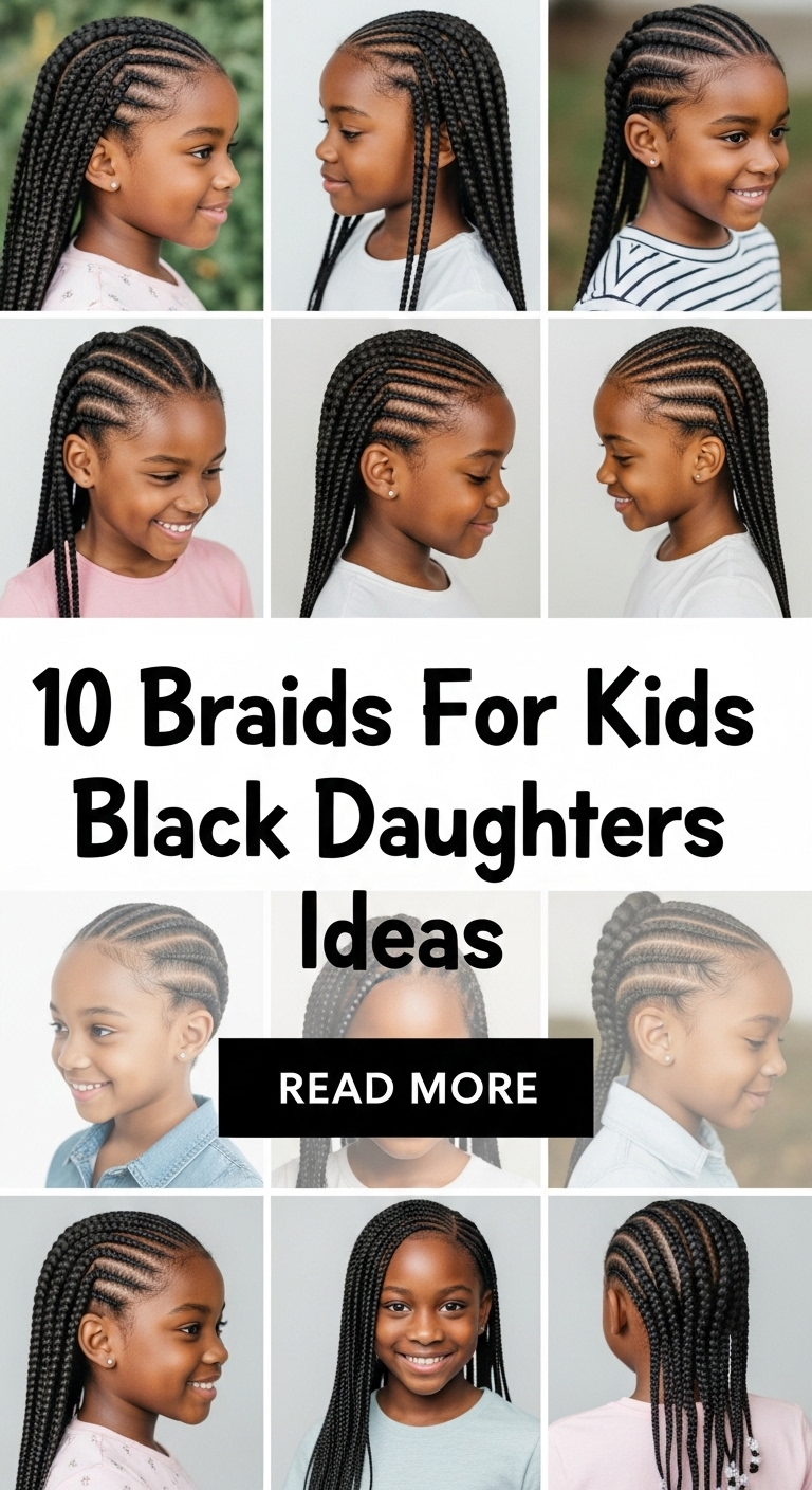 10 Braids For Kids Black Daughters Ideas