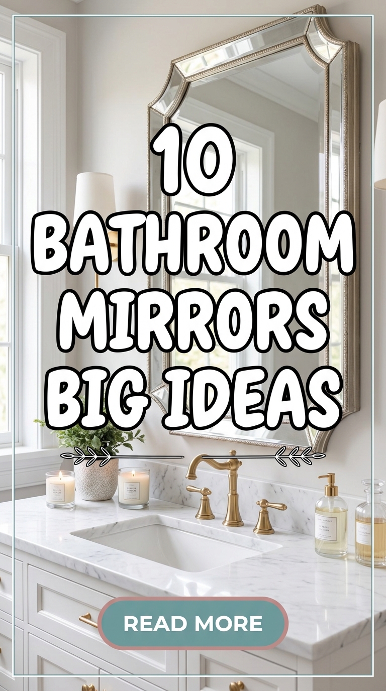 10 Bathroom Mirrors Big Ideas