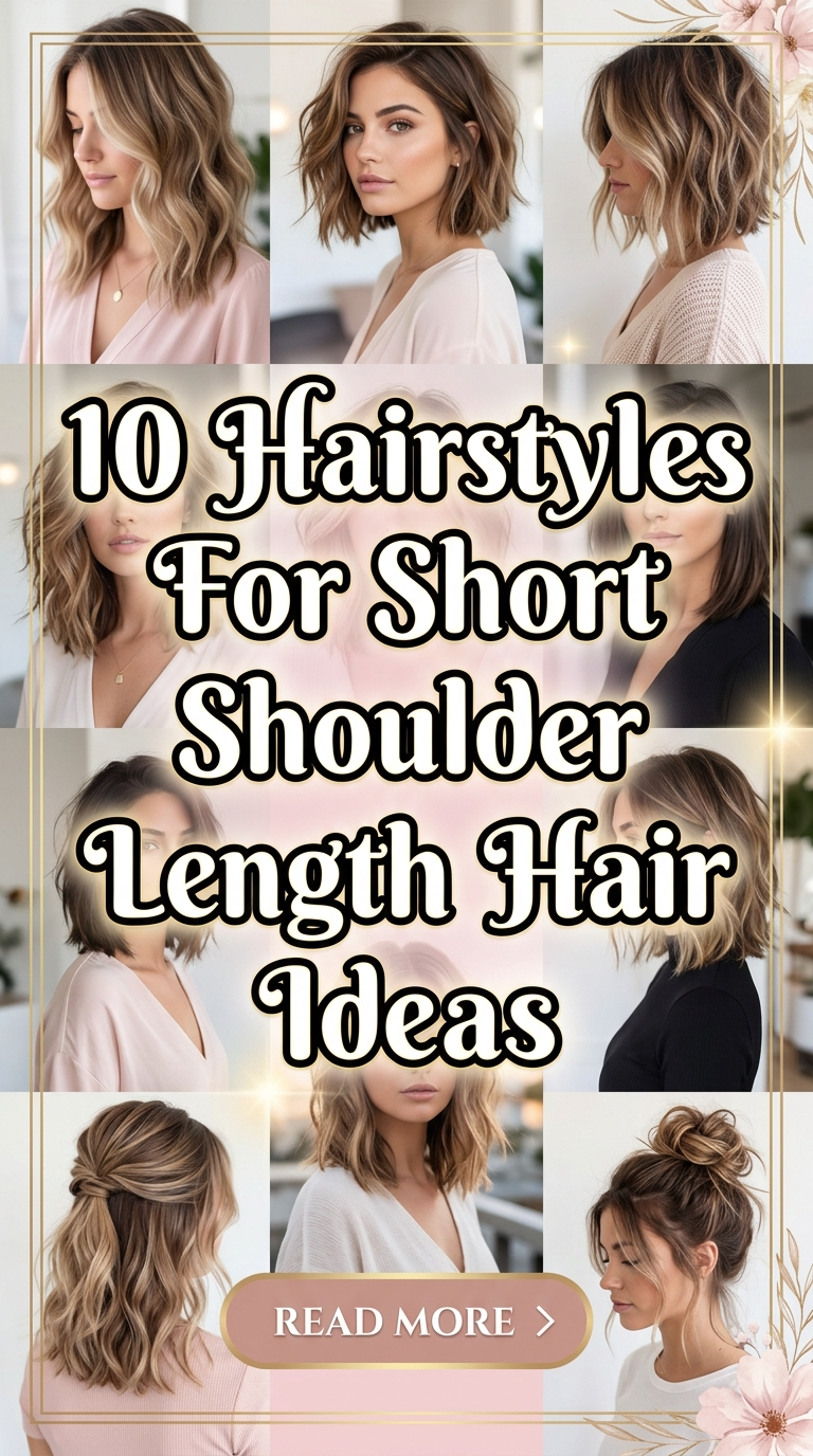 10 Hairstyles For Short Shoulder Length Hair Ideas