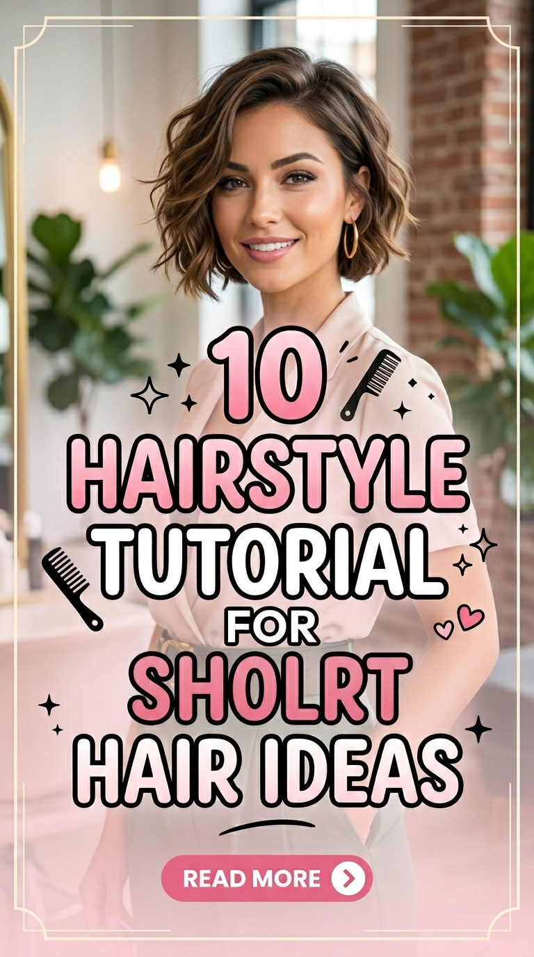 10 Hairstyle Tutorial For Short Hair Ideas