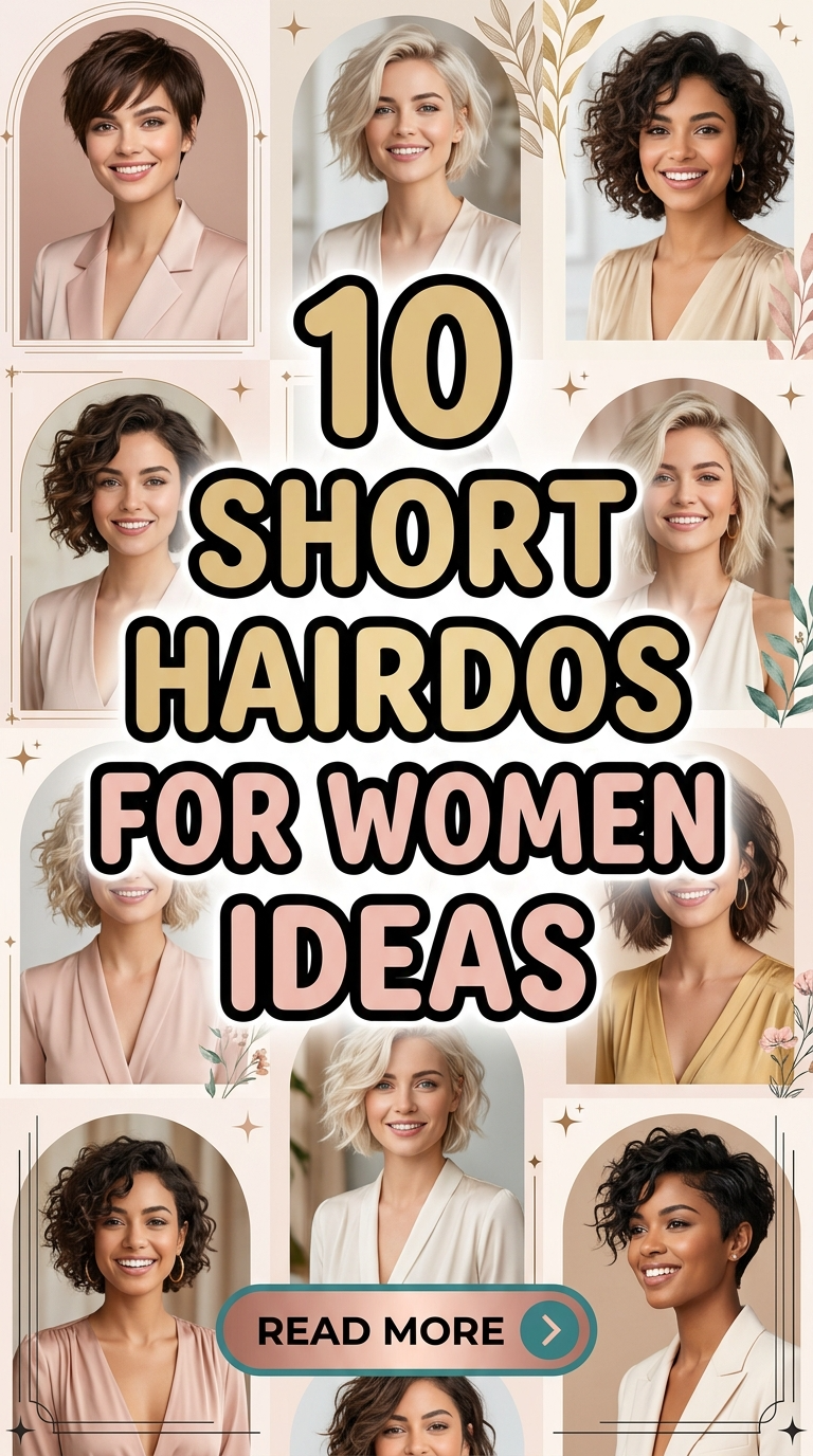 10 Short Hairdos For Women Ideas