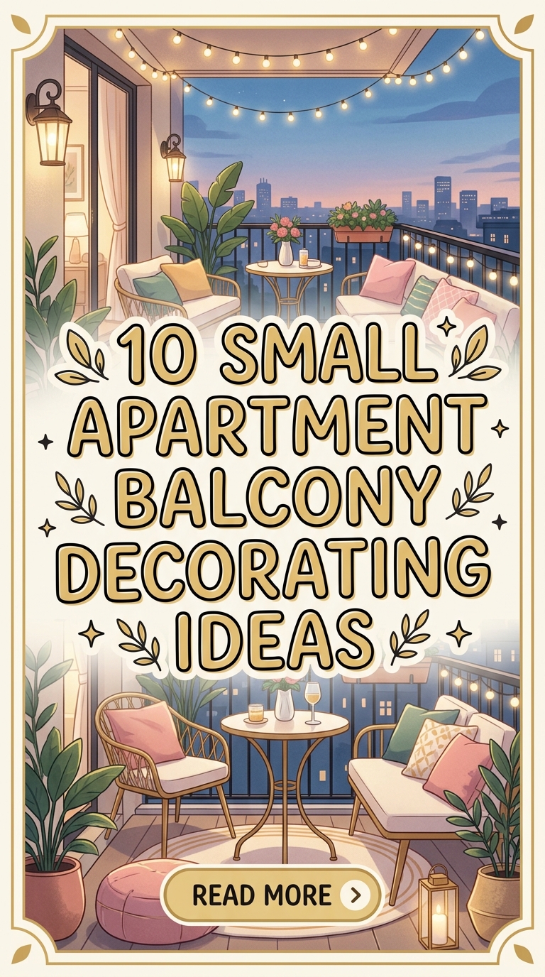 10 Small Apartment Balcony Decorating Ideas