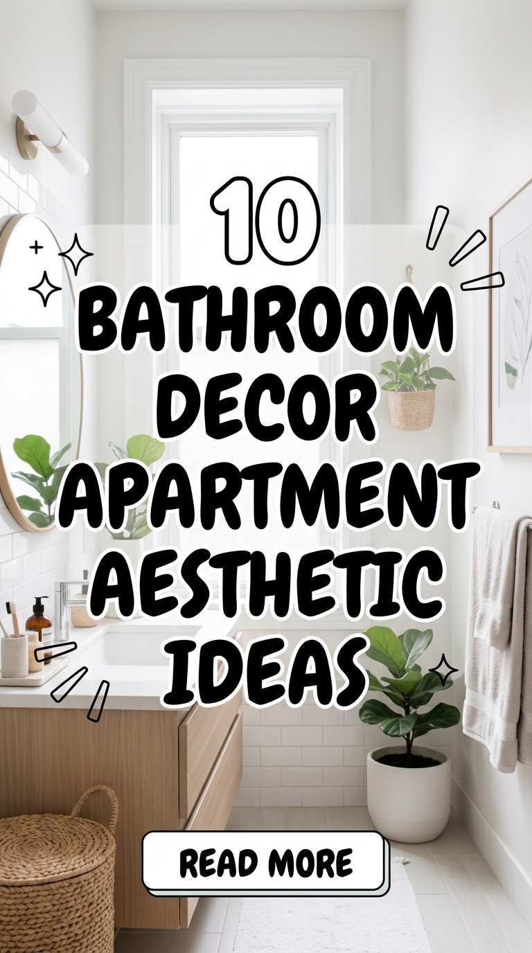 10 Bathroom Decor Apartment Aesthetic Ideas