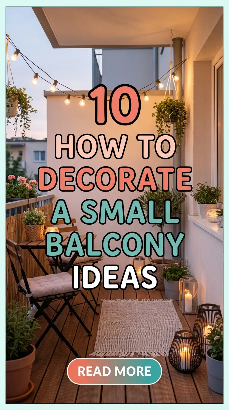 10 How To Decorate A Small Balcony Ideas