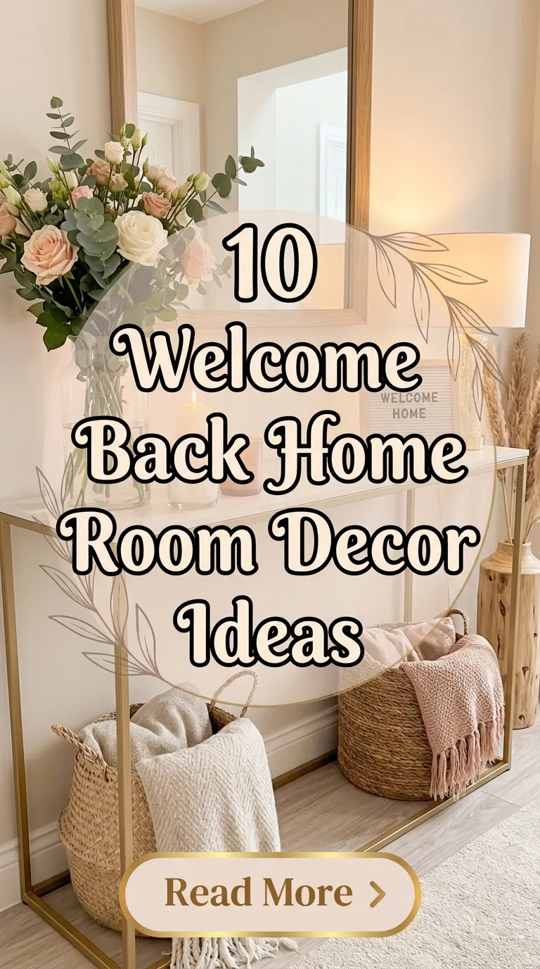 10 Welcome Back Home Room Decor Ideas